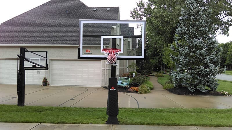 install in ground basketball goal